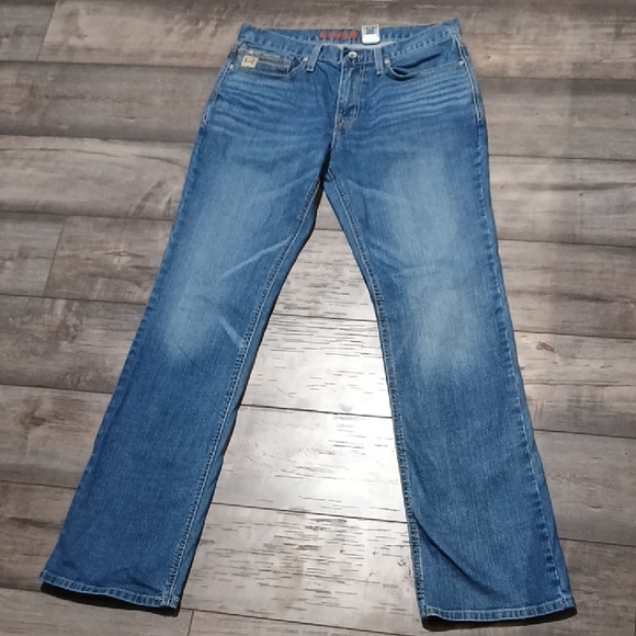 Cinch Men's Bootcut Blue Jeans - Picture 1 of 9